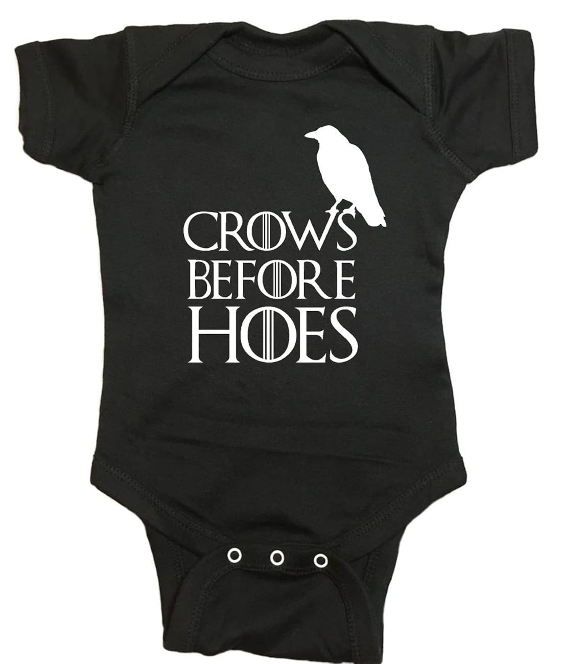 NorthStarTees Game of Thrones Baby One Piece Crows Before Hoes Bodysuit  Baby foretadrenaline.com