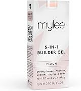 MYLEE 5 in 1 Builder Gel 15ml Peach UV/LED Nail Care Strengthen Extend view 7