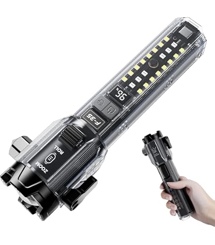 Lampe Torche,Lampe De Poche LED Forte Lumière USB Rechargeable Zoom Camping Lampe De Poche Portable 66850452