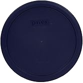 Pyrex 7402-PC 6/7-Cup Blue Replacement Lid for 7402 Sculpted Mixing Bowl & 7203 Bowl - Made in the USA