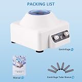 YUCHENGTECH 6x10ml Lab Centrifuge 4000RPM 1685xg Benchtop 0-60min Timer 220V view 8