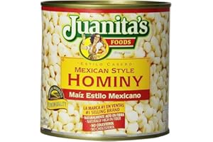 Juanita's Mexican Style Hominy - 6.6 Lb Can