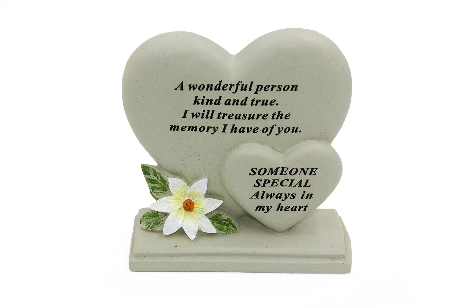 Someone Special Sentiment Heart Graveside Remembrance Plaque Ornament