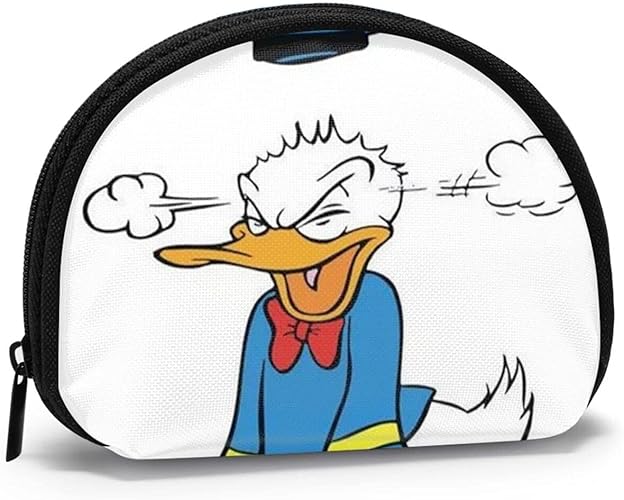 Amazon ドナルドダック腹が立った 小銭入れ小さい おしゃれ かわいい 使いやすさ抜群 ファスナー コンパクト 財布 コンパクト メンズ レディース 小銭入れ