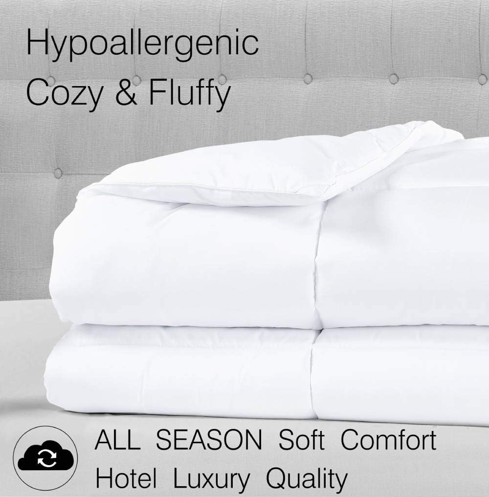 Kingsley trend White Down Alternative Comforter - King (104 x 92) Duvet Insert All-Season Soft Comforter, Machine Washable: Home & Kitchen