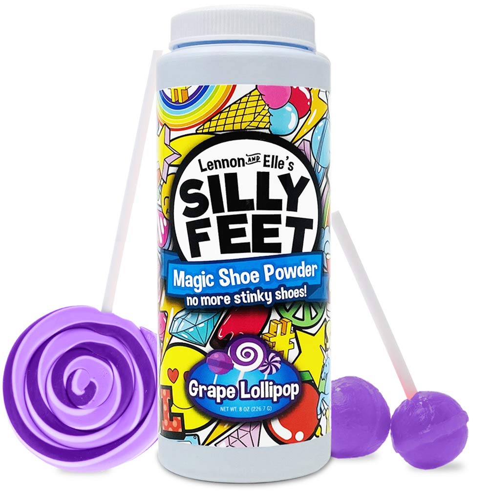 Magic Shoe Powder - Grape Scent Foot Powder Shoe Odor For Kids Smelly Feet - 8 oz : Beauty