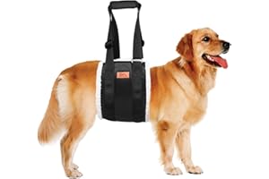 Adjustable Dog Lift Harness Dog Sling for Large Dogs Hind Leg Support Soft Lift Support and Rehab Harness for Weak Rear Legs,