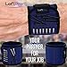 LeftPro Leftpro Magnetic Wristband Premium Quality Super Strong Magnets Holds Screws Nails Drill Bits - Best DIY Magnet Wristband Tool Belt Cuff Bracelet (Blue)