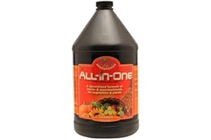 Microbe Life Hydroponics Premium All-in-One Nutrient for Plant Growth and Better Yields, Use with Any Feeding Systems Including Hydroponics or Soil, 1 Gallon