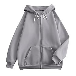 MKLUNJOP Women'S Sweatshirt Zip Up Hoodie Women