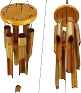 ASTARIN Bamboo Wind Chimes Outdoor 30" Deep Tone Zen Garden Wood Windchime view 5