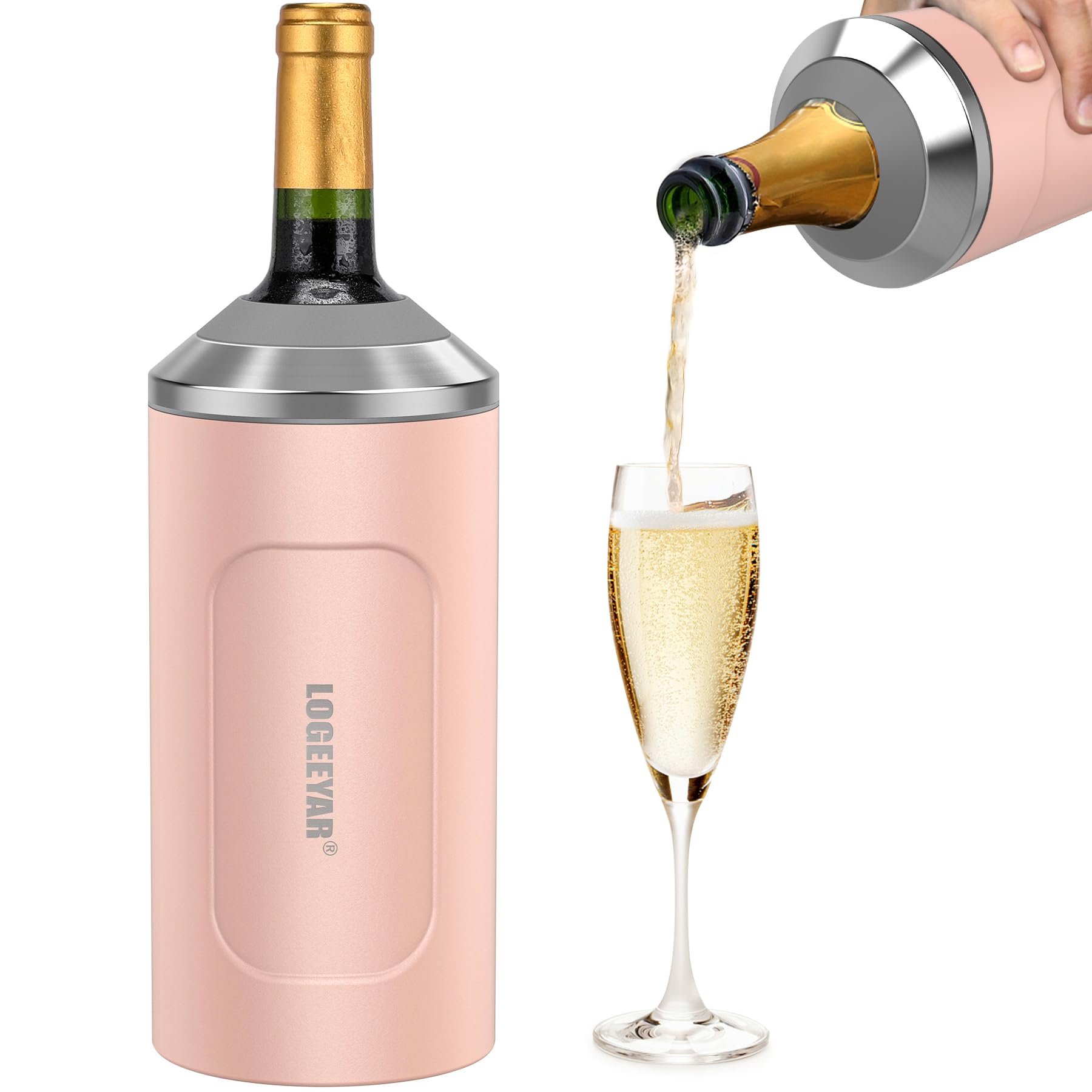 Bottle Cooler for Wine (Pink)