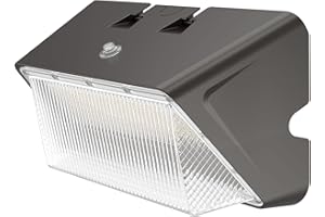 DEMILARE 100W LED Wall Pack Light Easy Installation, 12000lm Dusk to Dawn Security Lighting AC120V, Outdoor IP65 Waterproof Commercial Wall Lights for Parking Lot, Garage, Warehouses