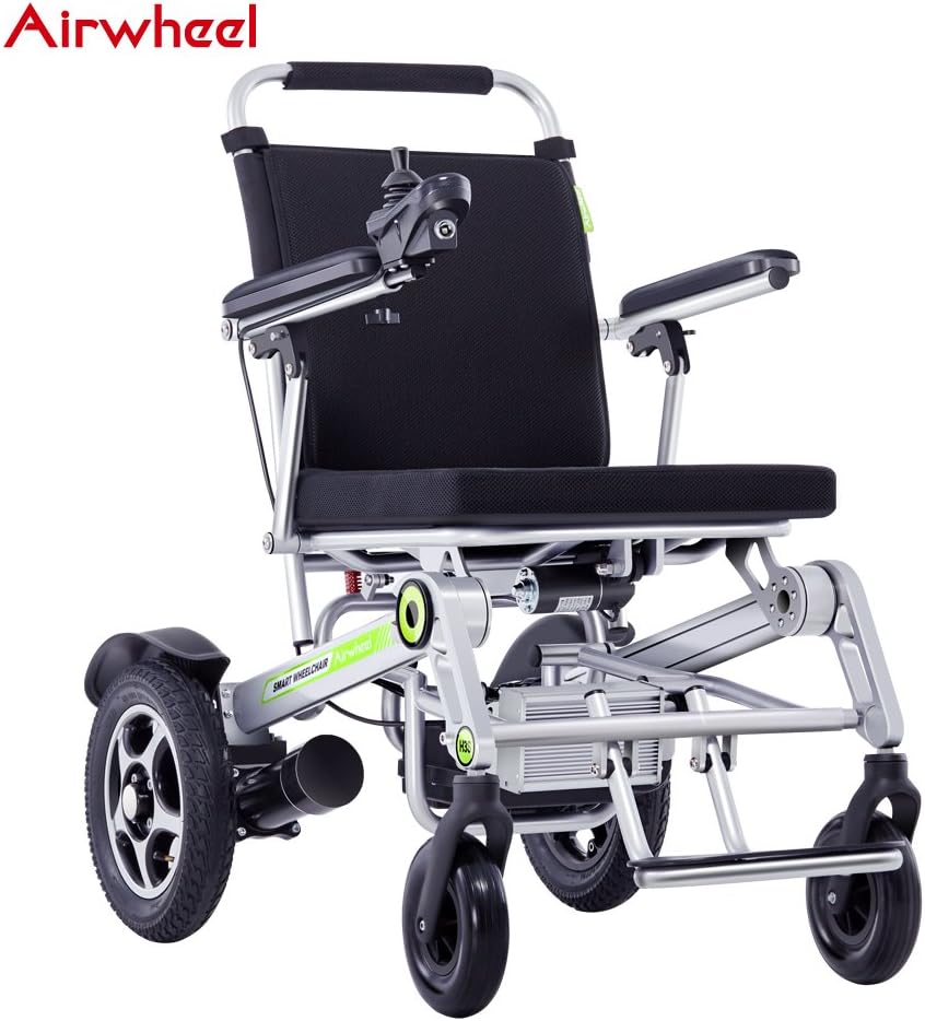 Airwheel H3T Electric Wheelchair - Full Automatic Folding Smart Wheelchair - 30 Miles Range - Weighs just 65 Lbs - Opens & Folds in 2 Seconds
