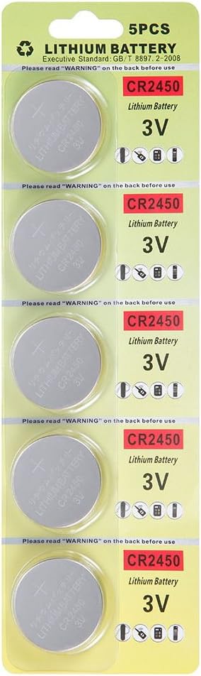 Fortune 25 Pack CR2450 Battery 3v Lithium CR 2450, Silver, CR2450(25pcs) - Image 3