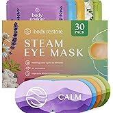 Body Restore Heated Eye Mask for Dry Eyes 30 Pack – Self Heating Warm Compress, Valentines Day Gifts for Her and Him, Birthday Gifts for Women and Men, Stye Eye Treatment, Relaxation – Variety