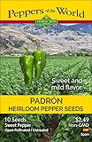 Padron Sweet Pepper Seeds - Famous Spanish Heirloom