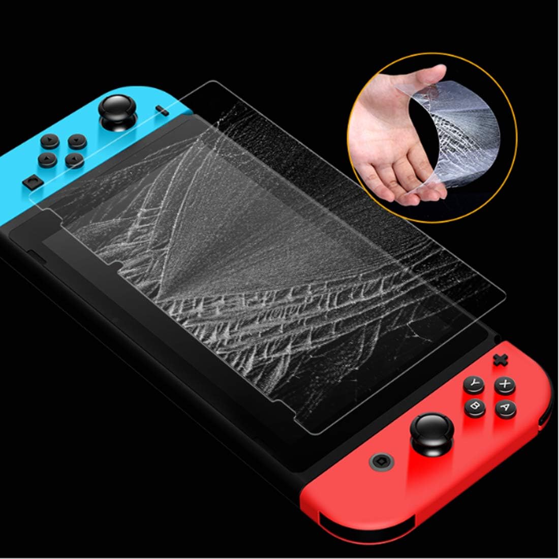 Switch Screen Protector, Timorn Switch Protective Screen, Anti-Scratch Tempered Glass Screen Protector for for switch (2 pack)