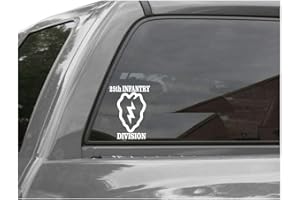Edward & Co Sticker 25TH Infantry Division Decal United States Army Military for Car Truck Window Laptop Bumper US Flag 3.25 x 4.2 in