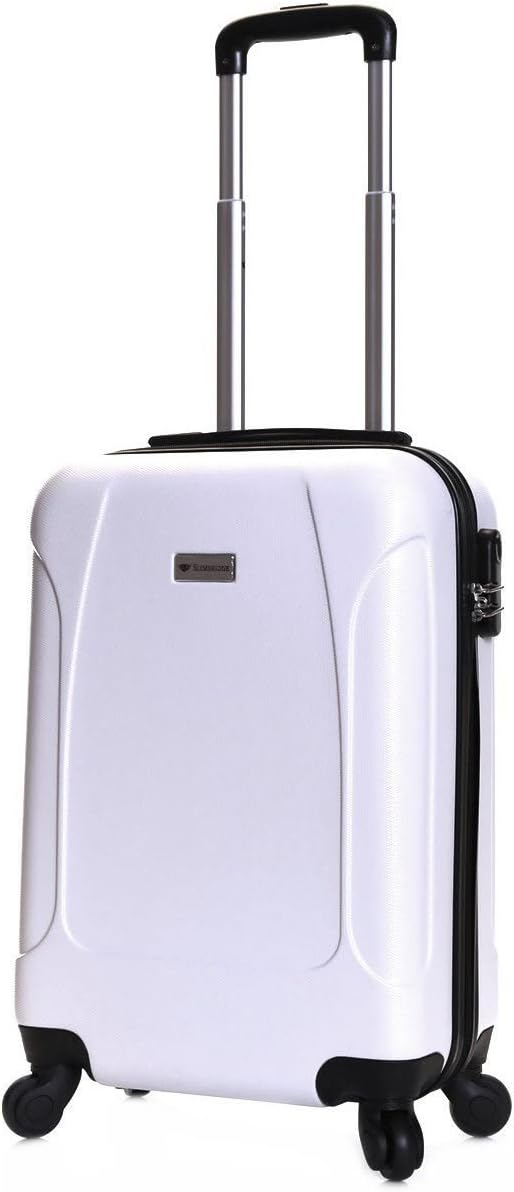Valigie e set da viaggio Slimbridge bagaglio a mano dura valigia rigida 55  cm 2,5 kg 35 litri con 4 ruote robuste e numero di blocco Alameda Bianco  Perla urban-earth.co.uk