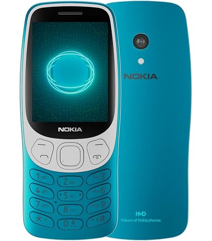 Nokia 235 4G [2024] 7cm [2.8] 99g Blue Basic Mobile Phone (Nokia