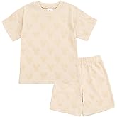 Disney Loop Terry Cloth T-Shirt and Shorts Outfit Set Toddler to Big Kid Sizes (2T - 10-12)