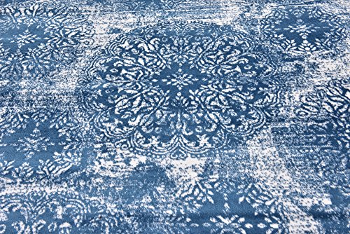 Unique Loom 3141615 Area Rug, 6" x 9", Blue