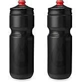 HydraPak Breakaway Surge Lightweight Bike Water Bottle 2-Pack (20oz, 25oz, 30oz) - High Flow, Cycling & Sports Squeeze Bottle