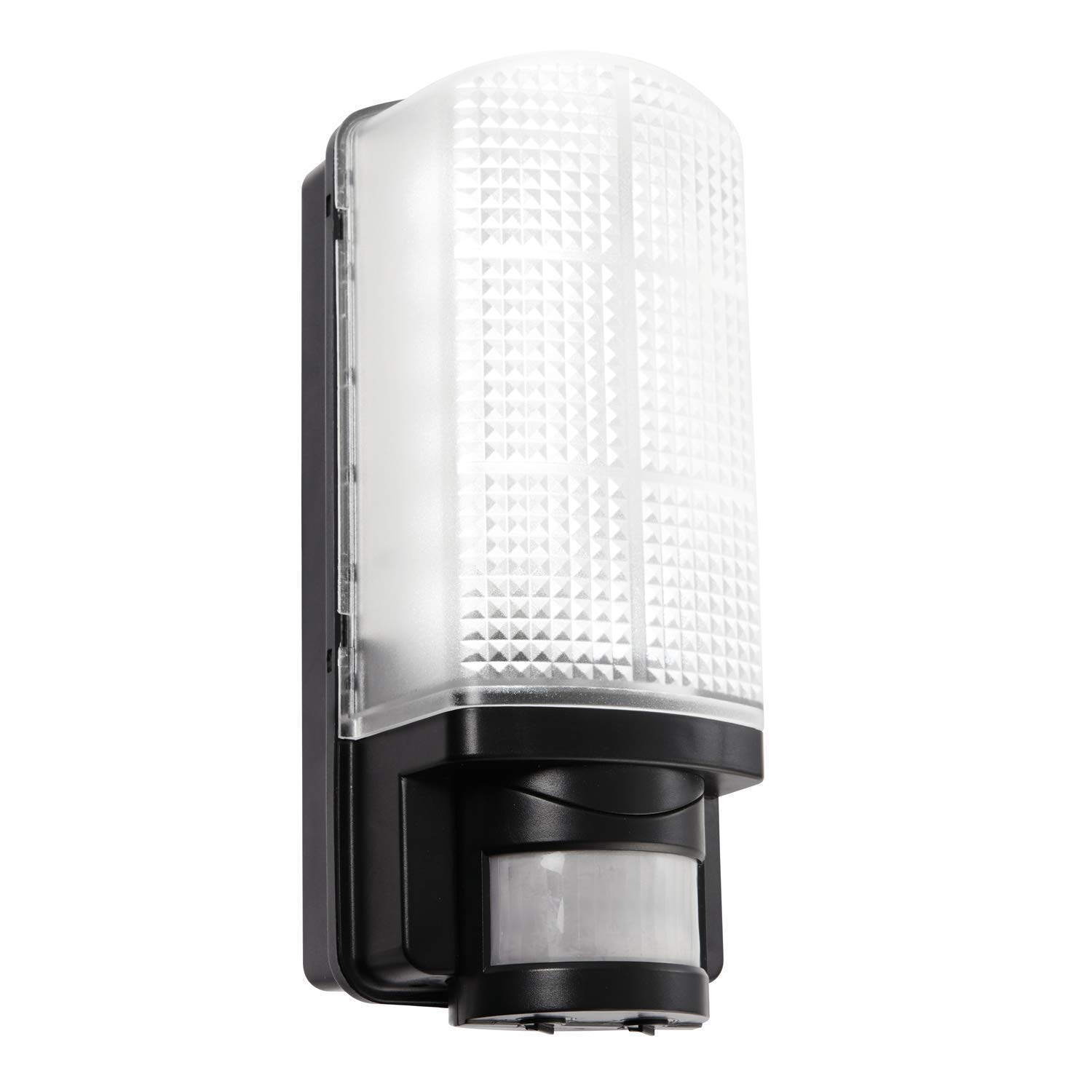 Saxby Motion Modern Outdoor Garden Porch PIR IP44 Motion Sensor Black Security LED Wall Light