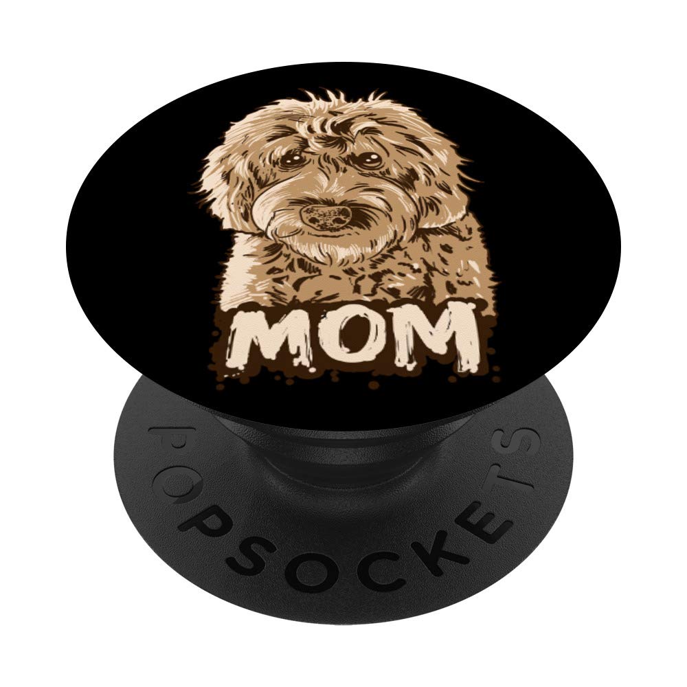 Womens Goldendoodle Mom Gift Mother Golden Doodle PopSockets Grip and Stand for Phones and Tablets