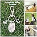 Pet Memorial Keychain- Personalized Loss of Pet Gift Stamped with Sympathy Poem and Paw Print Pendant for Family Dog Cat