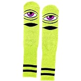 Toy Machine Skateboards Socks Sect Eye Heather Day Glow (Yellow)