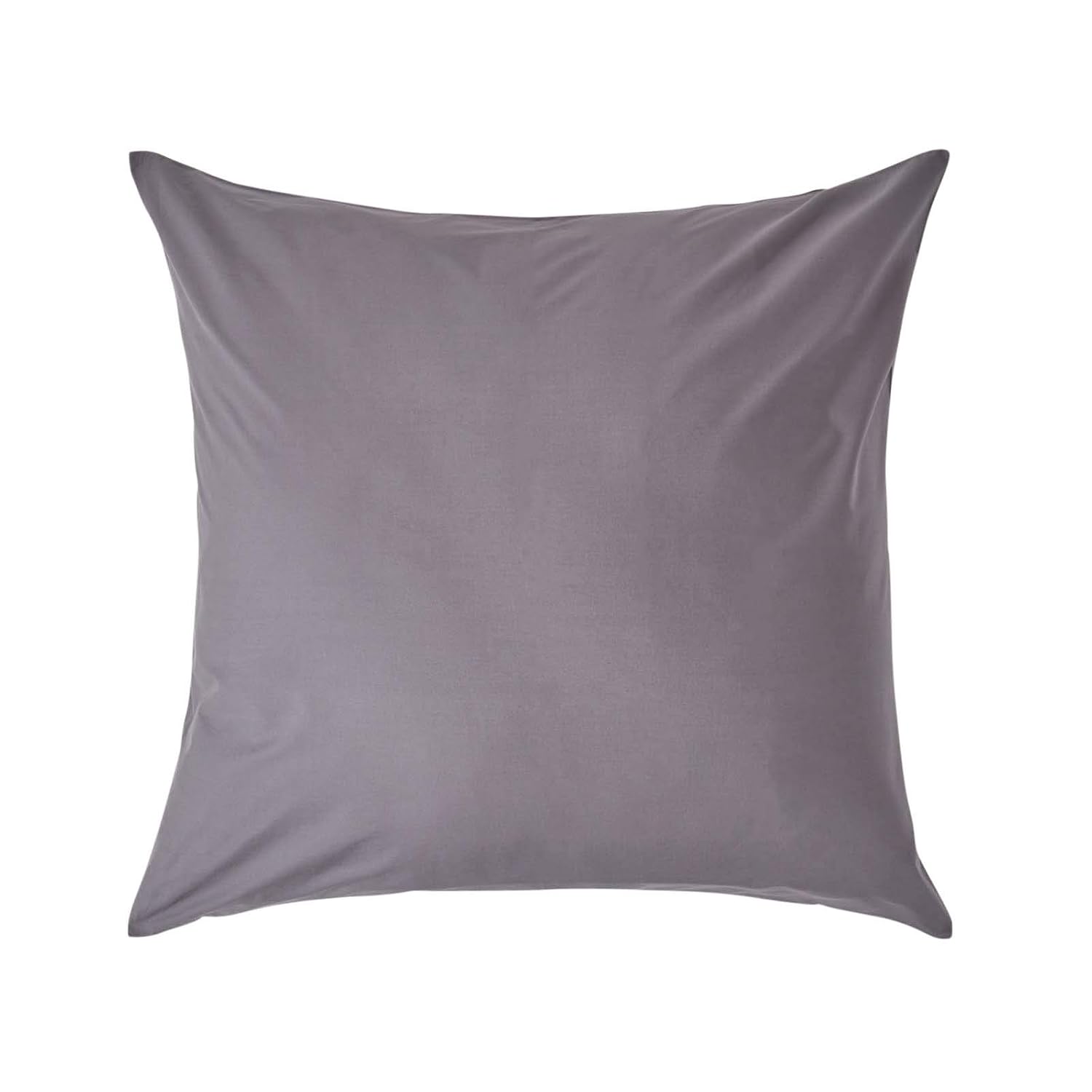 Homescapes Square Pillowcase 200 Thread Count Dark Grey 80x80cm