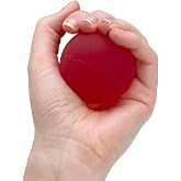THERABAND Hand Exerciser, Stress Ball, Therapy, Squeeze, Exercise, Red | Hand exerciser for grip strengthening, hand therapy and finger, wrist and forearm exercise