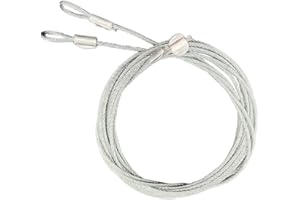 1 Pair of 8' Heavy Duty Garage Door Cable Replacement for Torsion Springs/Lift Spring (8 Foot)