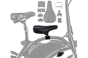 ZHOUHUAW Set of Children Saddle Seat Foot Pedals,Bike Children Front Mounted Saddle Seat with Seat Cover Combo Pack,Bicycle Saddle Designed for F -Wheel DYU Electric Bike Foot