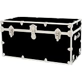 Rhino Classic XXL Storage Trunk, College Dorm Chest, Bench, Coffee Table | 36"L x 18"W x 18"H, 1500+ lb Capacity, Baltic Birch Plywood, Nickel Plated Steel, Lockable, Home Storage, Dorm Room