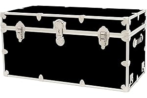 Rhino Trunk & Case Classic XXL Home Storage & College Trunk - 36"x18"x18", 1500+ lbs Capacity, Many Colors, Soft-Close Lid. USA Made Secure Dorm Furniture & Organization, Steamer Style Blanket Chest