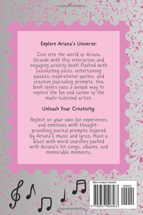 101 Facts About Ariana Grande: The Ultimate Activity Book with Quizzes, Journaling, Coloring, and More!