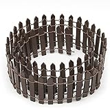 Tonsiki 40 Inch Length Miniature Fairy Garden Ornament Fence