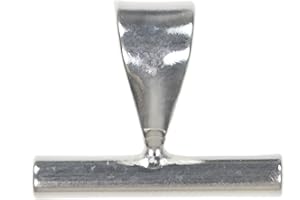 UGEMS Sterling Silver Brooch to Pendant Converter | 14mm Tube Design with Bail | Converts Pins to Wearable Pendants | Durable Jewelry Accessory | Easy Conversion for Versatile Use | SKU: tw630-139b