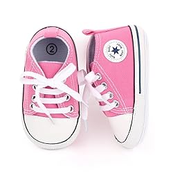 KKIIDDSS Unisex Baby Girls Boys Canvas High-top
