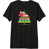 Elf Food Groups Food Pyramid Funny Christmas Premium Tri-blend T-Shirt