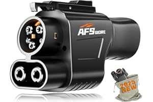 AFS QIORE NACS to CCS Adapter, Fast Charging Supercharge, Max 500A 1000V Electric Vehicle Charging Adapters, NACS to CCS Electric Vehicle Adapter Fit for All Ford EVs, GM, Rivian