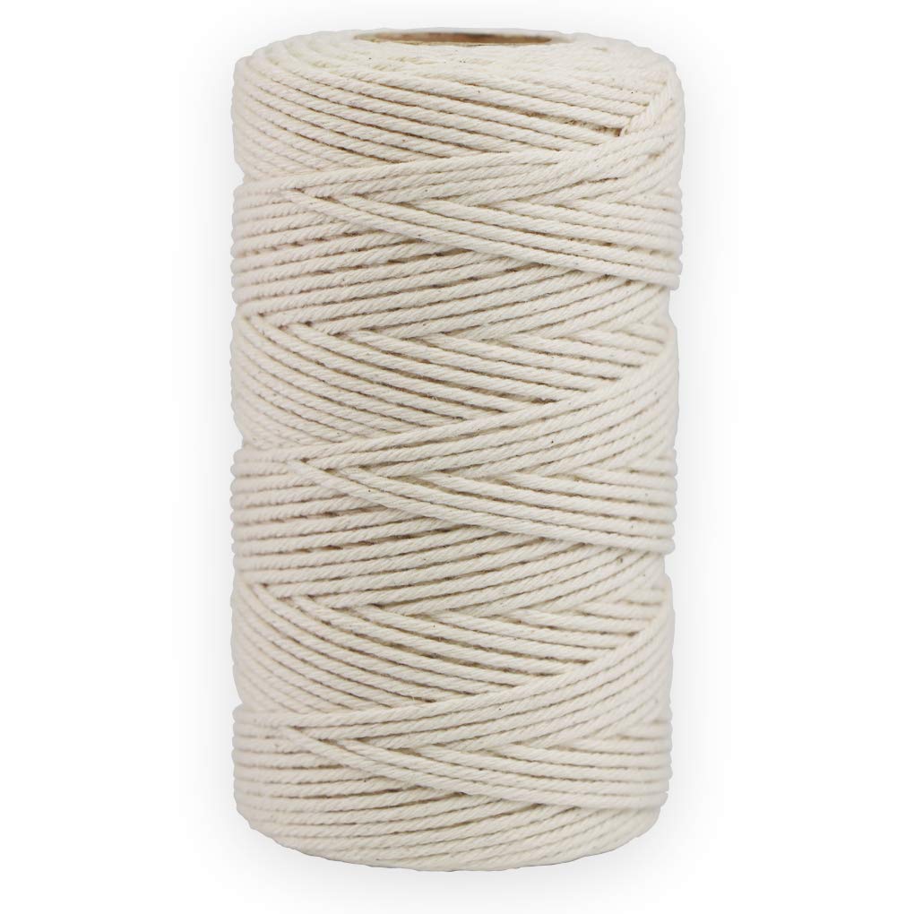 Jukway 328FT Cotton Twine 1.2MM, 4Ply Durable Home Kitchen Butchers Bakers String for Cooking, Tying Meat, Making Sausages, DIY Decoration, Crafts Gift Wrapping, Hanging Tags, Gardening (100 Meters) โ image 1