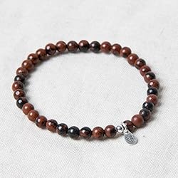 Tiny Rituals MAHOGANY OBSIDIAN ENERGY BRACELET