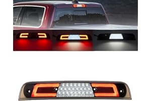 NJSBYL LED 3rd Brake Light for RAM 1500 2019 2020 2021 2022 2023 2024 2025 Rebel HFE Laramie Red Lens Third High Mount Stop B