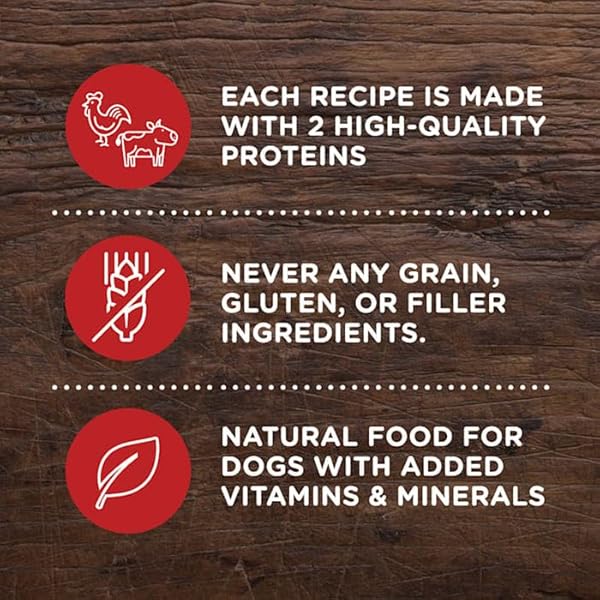 RACHAEL RAY NUTRISH PEAK GRAIN FREE THREE FLAVORS VARIETY PACK WET DOG FOOD, CASE OF 3.5 OZ TRAYS