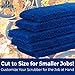 Medium Duty XL Blue Scouring Pad 5 Pack. 10 x 4.5in Large Multipurpose Nylon Scrubbing Sponges. Clean Kitchens, Bathrooms, Counters and Floors to Erase Grime and Make Surfaces Sparkle