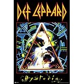 Def Leppard Hysteria Album Cover Heavy Metal Music Merchandise Retro Vintage 80s Aesthetic Band Cool Wall Art Print Poster 12x18